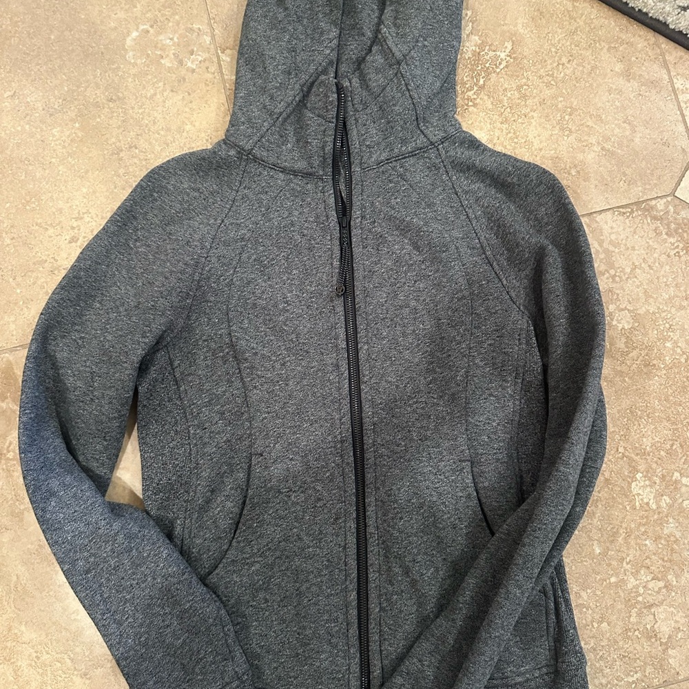 lululemon athletica Gray Hoodie Jacket